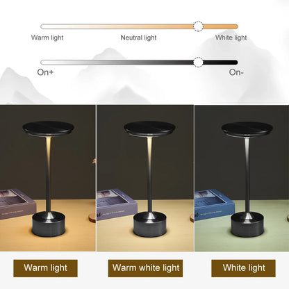 Trådlös lampa i Metal